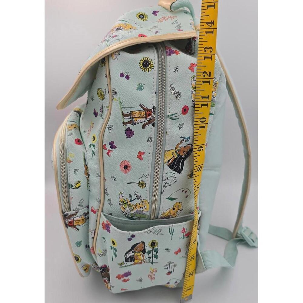 Disney Animators Collection Mint Green Princesses Backpack - Picture 4 of 9
